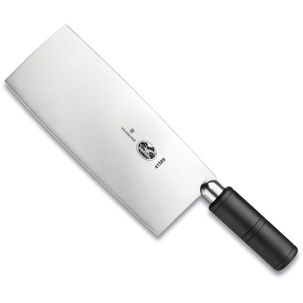 Swiss Army Brands 2023 Victorinox 41589 Kitchen Black Cleaver, 8In X 3In, Curved, Chinese VIC-7.6059.15 - main